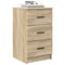 vidaXL Bedside Cabinet Sonoma oak 38 x 38 x 66 cm Engineered wood