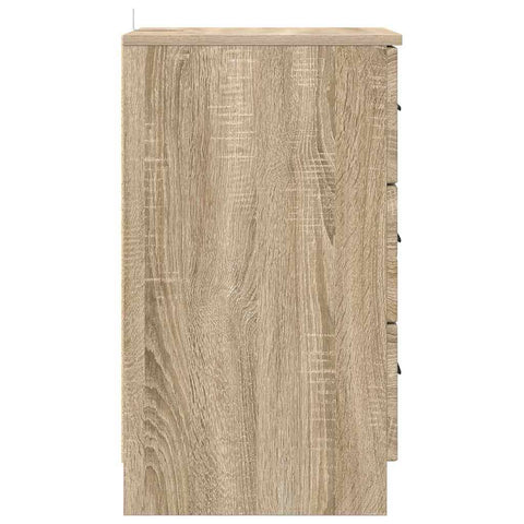 vidaXL Bedside Cabinet Sonoma oak 38 x 38 x 66 cm Engineered wood