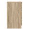 vidaXL Bedside Cabinet Sonoma oak 38 x 38 x 66 cm Engineered wood