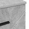 vidaXL Bedside Cabinet Concrete grey 38 x 38 x 66 cm Engineered wood