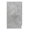 vidaXL Bedside Cabinet Concrete grey 38 x 38 x 66 cm Engineered wood