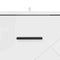 vidaXL Bedside Cabinet with Drawer High gloss white 38 x 38 x 66 cm