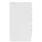 vidaXL Bedside Cabinet with Drawer High gloss white 38 x 38 x 66 cm