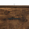 vidaXL Bedside Cabinet Smoked oak 38 x 38 x 66 cm Engineered wood