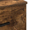vidaXL Bedside Cabinet Smoked oak 38 x 38 x 66 cm Engineered wood