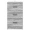 vidaXL Bedside Cabinet Grey sonoma 38 x 38 x 66 cm Engineered wood