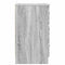 vidaXL Bedside Cabinet Grey sonoma 38 x 38 x 66 cm Engineered wood
