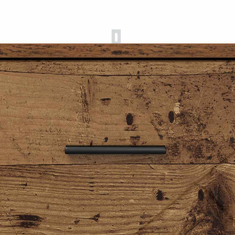 vidaXL Bedside Cabinet Old wood 38 x 38 x 66 cm Engineered wood
