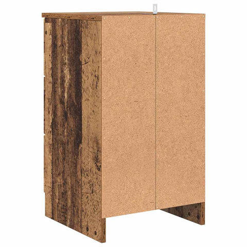 vidaXL Bedside Cabinet Old wood 38 x 38 x 66 cm Engineered wood