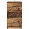vidaXL Bedside Cabinet Old wood 38 x 38 x 66 cm Engineered wood
