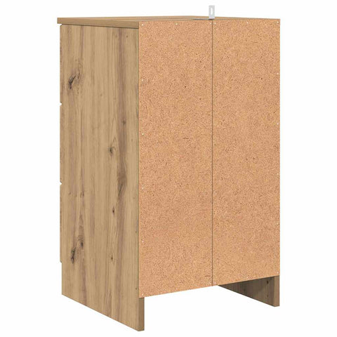vidaXL Bedside Cabinet Artisan oak 38 x 38 x 66 cm Engineered wood