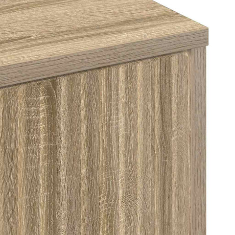 vidaXL Bathroom Cabinet Sonoma oak 39 x 23.5 x 65 cm Engineered wood