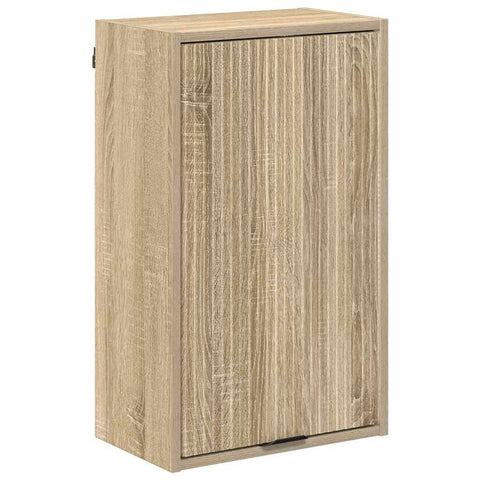 vidaXL Bathroom Cabinet Sonoma oak 39 x 23.5 x 65 cm Engineered wood
