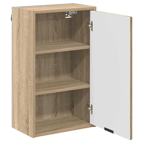 vidaXL Bathroom Cabinet Sonoma oak 39 x 23.5 x 65 cm Engineered wood