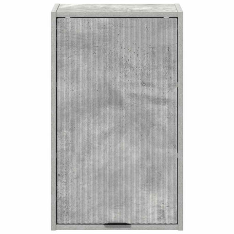 vidaXL Bathroom Cabinet Wall-mounted Concrete grey 39 x 23.5 x 65 cm
