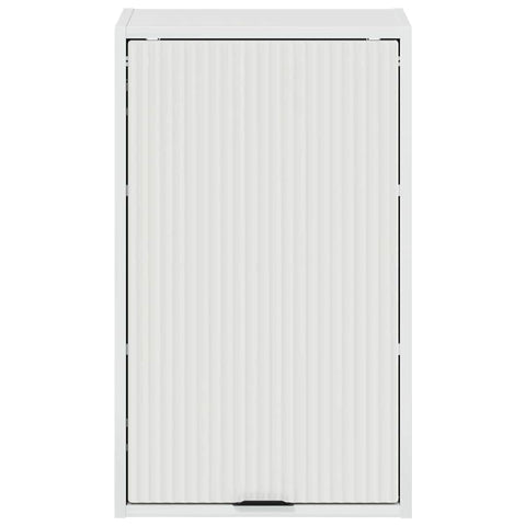 vidaXL Bathroom Cabinet with Door High gloss white 39 x 23.5 x 65 cm