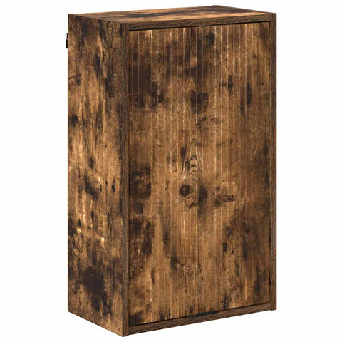 vidaXL Bathroom Cabinet Smoked oak 39 x 23.5 x 65 cm Engineered wood