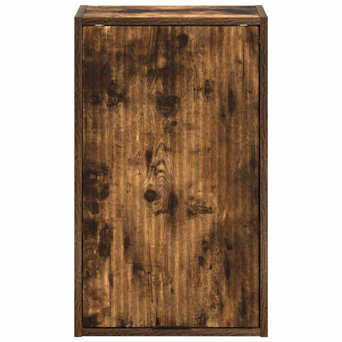 vidaXL Bathroom Cabinet Smoked oak 39 x 23.5 x 65 cm Engineered wood