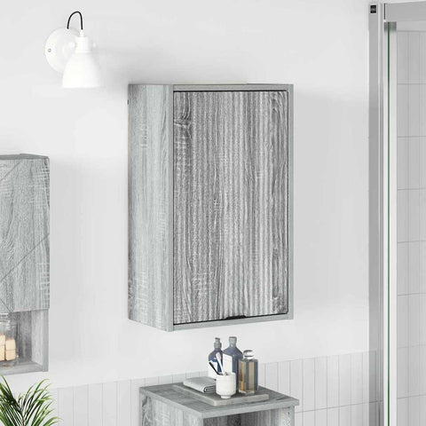 vidaXL Bathroom Cabinet Grey sonoma 39 x 23.5 x 65 cm Engineered wood