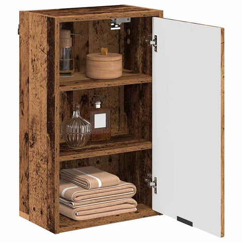 vidaXL Bathroom Cabinet Old wood 39 x 23.5 x 65 cm Engineered wood