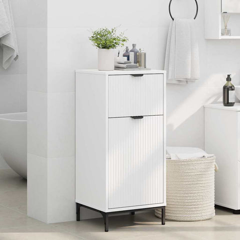 vidaXL Bathroom Cabinet White 39.5 x 36 x 88 cm Engineered wood