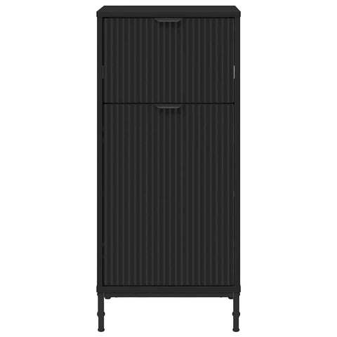 vidaXL Bathroom Cabinet Black 39.5 x 36 x 88 cm Engineered wood