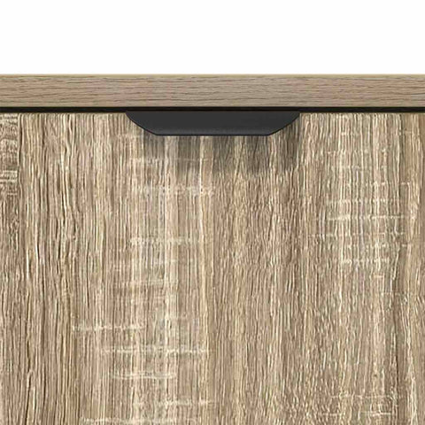 vidaXL Bathroom Cabinet Sonoma oak 39.5 x 36 x 88 cm Engineered wood