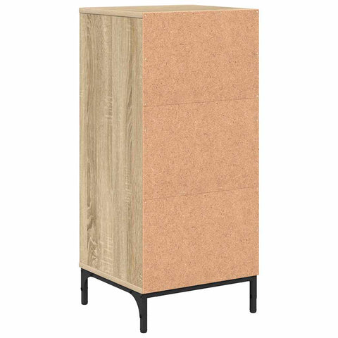 vidaXL Bathroom Cabinet Sonoma oak 39.5 x 36 x 88 cm Engineered wood