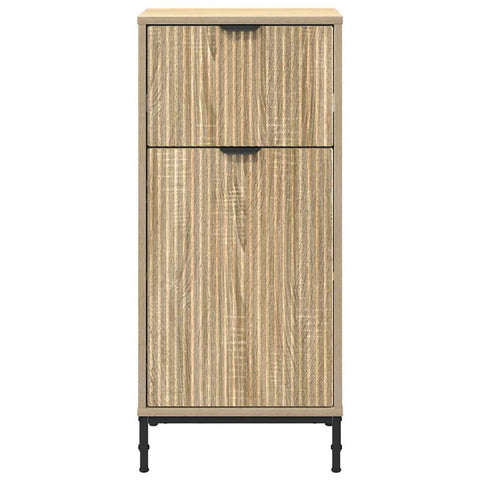 vidaXL Bathroom Cabinet Sonoma oak 39.5 x 36 x 88 cm Engineered wood