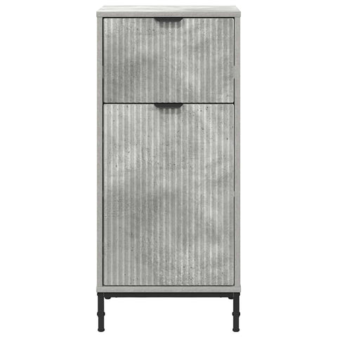 vidaXL Bathroom Cabinet with Drawer Concrete grey 39.5 x 36 x 88 cm