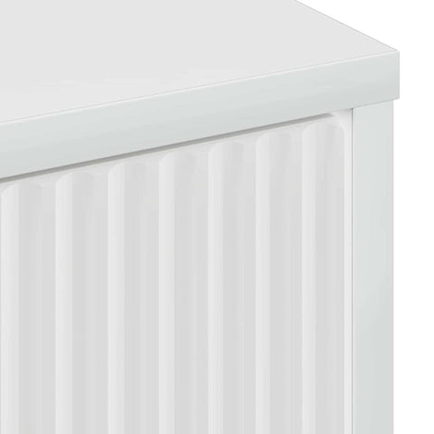 vidaXL Bathroom Cabinet with Drawer High gloss white 39.5 x 36 x 88 cm