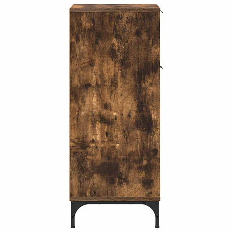 vidaXL Bathroom Cabinet Smoked oak 39.5 x 36 x 88 cm Engineered wood