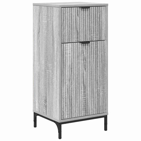 vidaXL Bathroom Cabinet Grey sonoma 39.5 x 36 x 88 cm Engineered wood