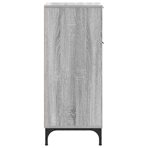 vidaXL Bathroom Cabinet Grey sonoma 39.5 x 36 x 88 cm Engineered wood