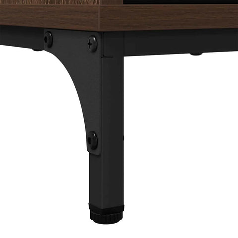 vidaXL Bathroom Cabinet Brown oak 39.5 x 36 x 88 cm Engineered wood