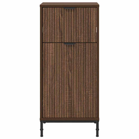 vidaXL Bathroom Cabinet Brown oak 39.5 x 36 x 88 cm Engineered wood