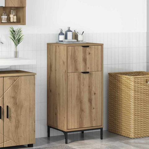 vidaXL Bathroom Cabinet Artisan oak 39.5 x 36 x 88 cm Engineered wood