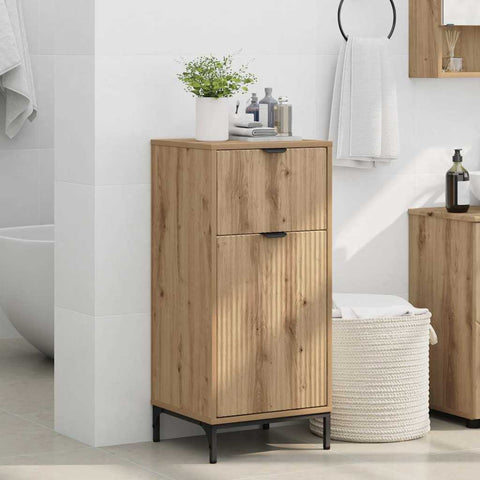vidaXL Bathroom Cabinet Artisan oak 39.5 x 36 x 88 cm Engineered wood