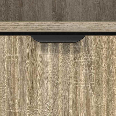 vidaXL Bathroom Tall Cabinet with Drawer Sonoma oak 31.5 x 33 x 190 cm