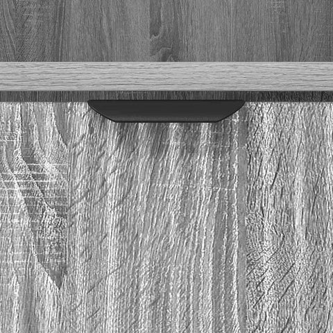 vidaXL Bathroom Tall Cabinet with Door Grey sonoma 31.5 x 33 x 190 cm