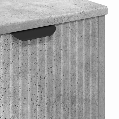 vidaXL Bathroom Sink Cabinet Concrete grey 60.5 x 33.5 x 61 cm