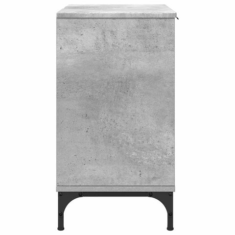 vidaXL Bathroom Sink Cabinet Concrete grey 60.5 x 33.5 x 61 cm