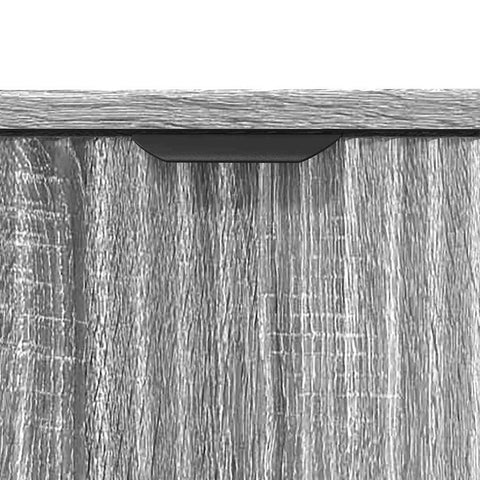 vidaXL Bathroom Sink Cabinet with Door Grey sonoma 60.5 x 33.5 x 61 cm