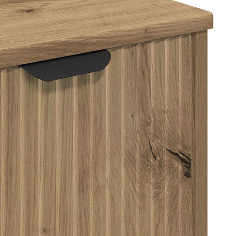 vidaXL Bathroom Sink Cabinet with Door Artisan oak 60.5 x 33.5 x 61 cm