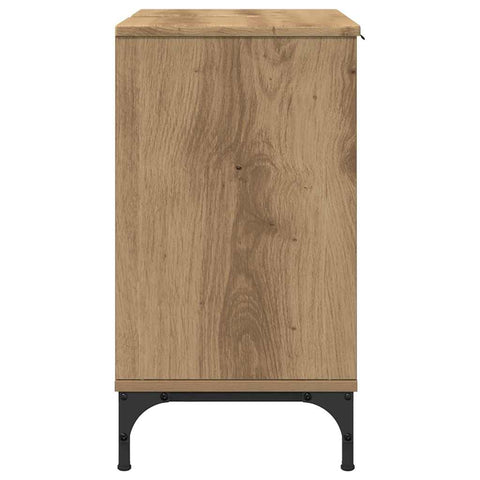 vidaXL Bathroom Sink Cabinet with Door Artisan oak 60.5 x 33.5 x 61 cm