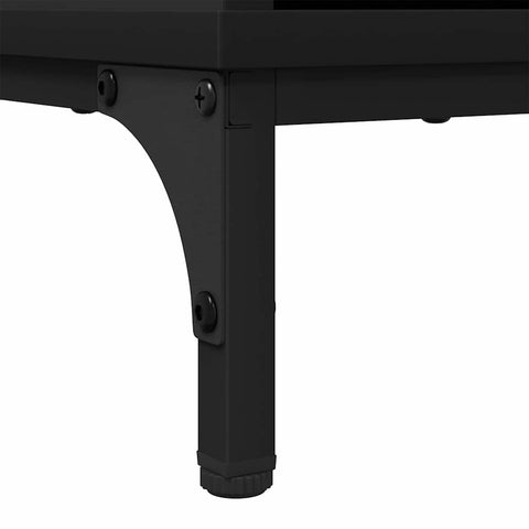 vidaXL Sideboard Black 69.5 x 33 x 82 cm Engineered wood
