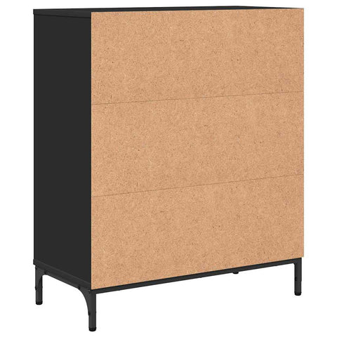 vidaXL Sideboard Black 69.5 x 33 x 82 cm Engineered wood