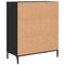 vidaXL Sideboard Black 69.5 x 33 x 82 cm Engineered wood