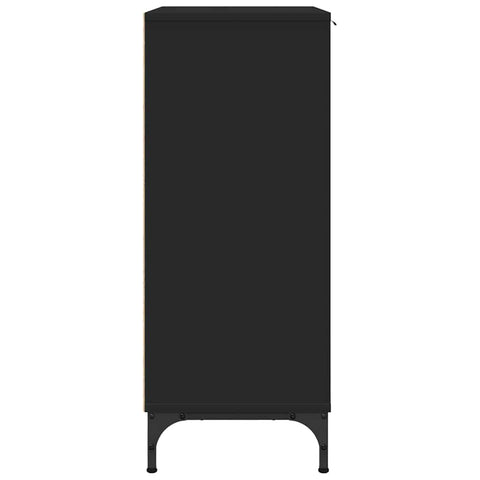 vidaXL Sideboard Black 69.5 x 33 x 82 cm Engineered wood