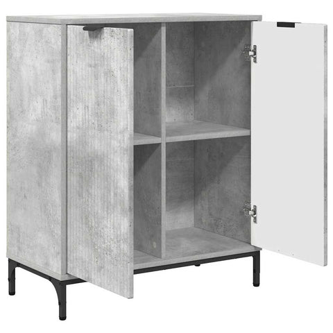 vidaXL Sideboard Concrete grey 69.5 x 33 x 82 cm Engineered wood